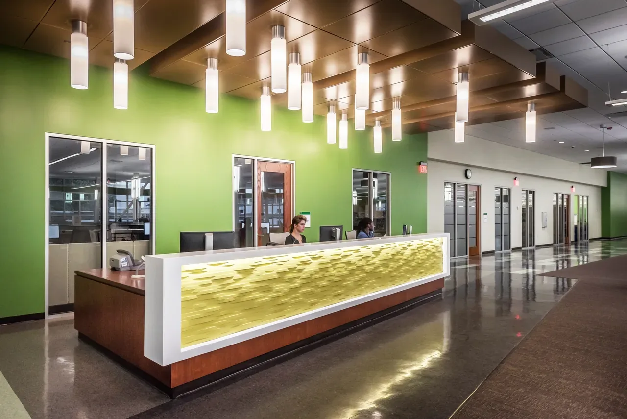 Marvin B. Thames Hall — Resource Learning Center — Lamar building construction (exterior)