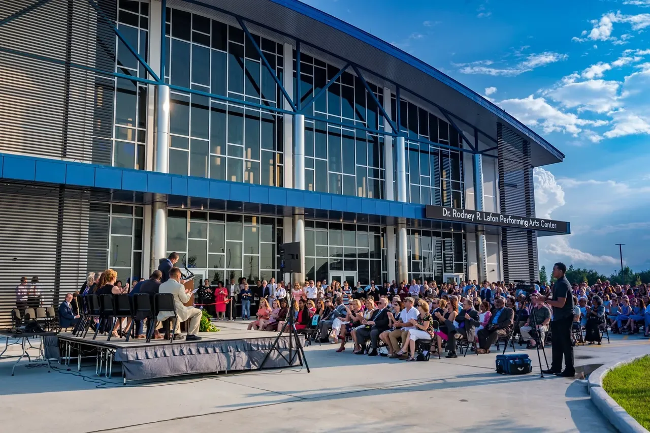 Dr. Rodney R. Lafon Performing Arts Center exterior, St. Charles Parish, Louisiana